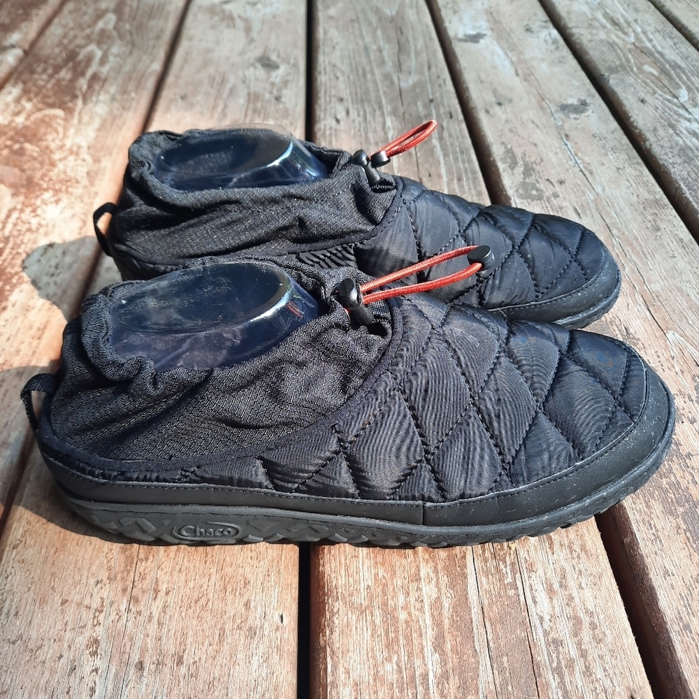 Chaco Ramble Puff Cinch Slippers Black Quilted Nylon JCH107479 Size 10.5 - Picture 3 of 16